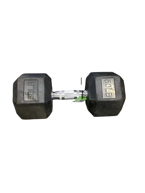 Vist Large View of Product Image Which is Used Hex Dumbbell (Each) 50 lb