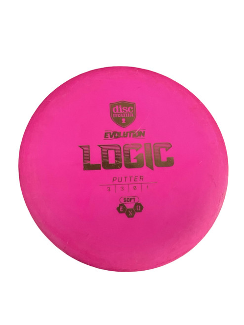 Vist Large View of Product Image Which is Used Discmania EXO SOFT EVO LOGIC Disc Golf Putter Pink