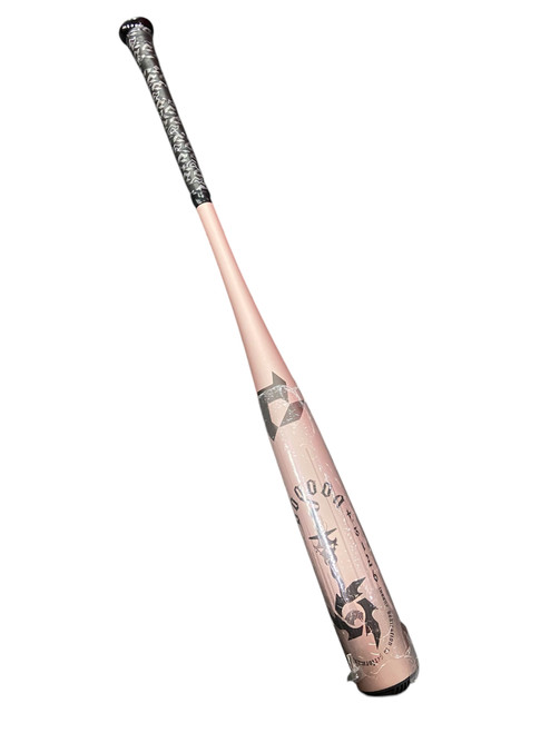 Vist Large View of Product Image Which is Used Demarini VOODOO ONE ROSE GOLD BB/SB High School -3 Bat 33"