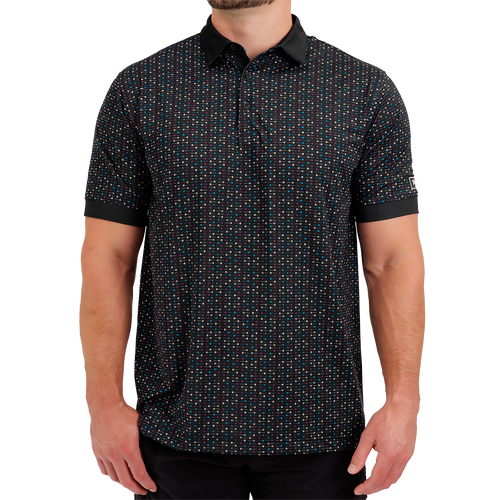 Vist Large View of Product Image Which is New Waggle Throwing Darts Men's Golf Polo- MD