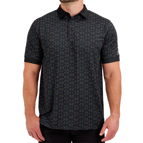 Vist Large View of Product Image Which is New Waggle Throwing Darts Men's Golf Polo- XL