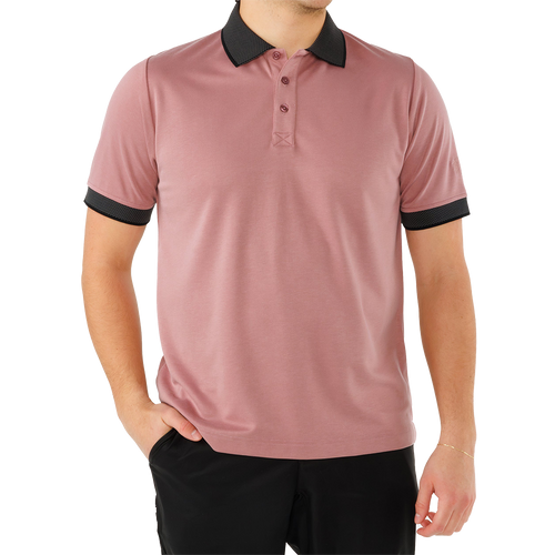 Vist Large View of Product Image Which is New Waggle Stampede Habitat Men's Golf Polo- MD
