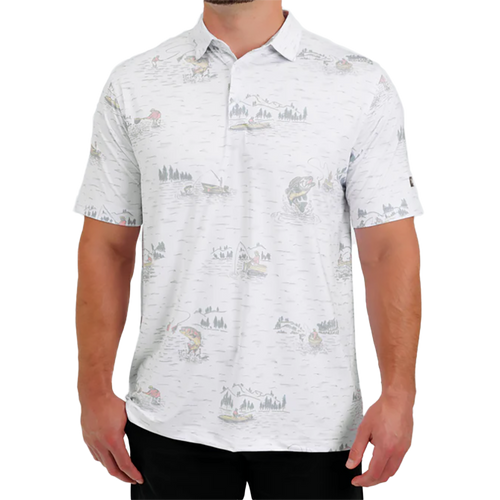 Vist Large View of Product Image Which is New Waggle Tight Lines Men's Golf Polo- XL