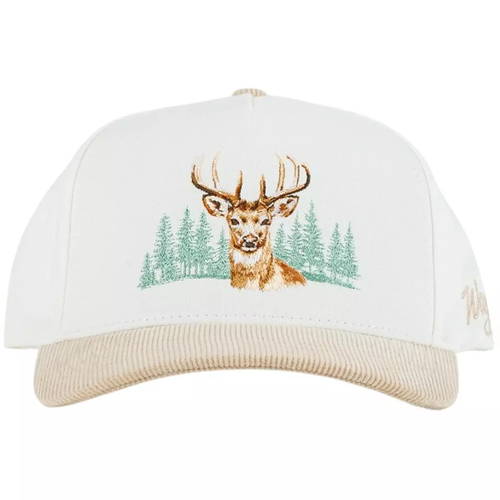 Vist Large View of Product Image Which is New Waggle Whitetail Corduroy Brim Golf Hat