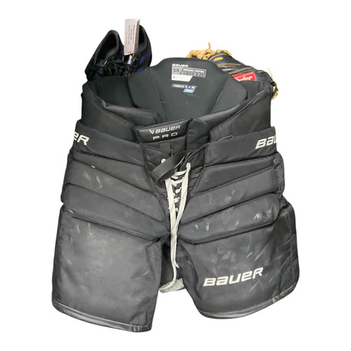 Vist Large View of Product Image Which is Used Bauer PRO Senior Goalie Pant Black MD