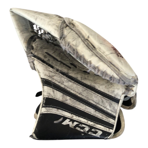 Vist Large View of Product Image Which is Used CCM PREIMER R1.5 Inter Goalie Catcher White