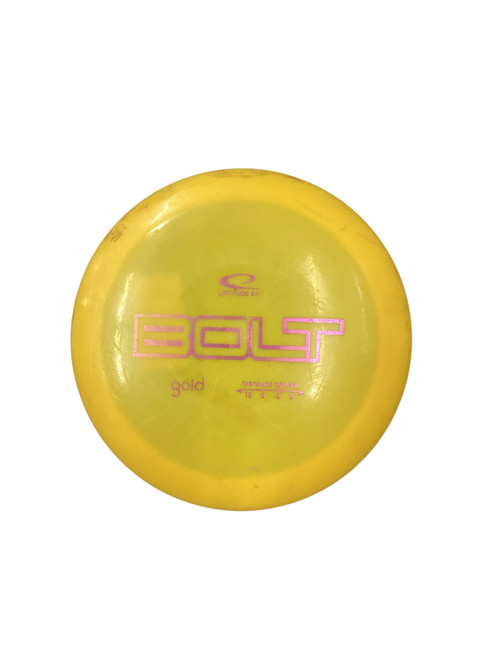 Vist Large View of Product Image Which is Used Latitude 64 BOLT GOLD Disc Golf Driver Yellow