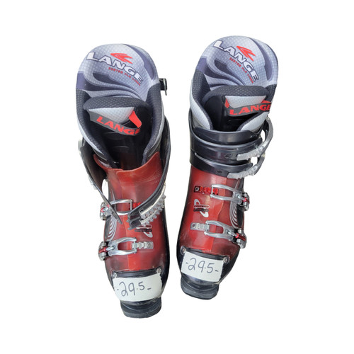 Vist Large View of Product Image Which is Used Lange CONCEPT BOOTS 29.5MP Mens DH Ski Boot Grey 295 MP - M11.5