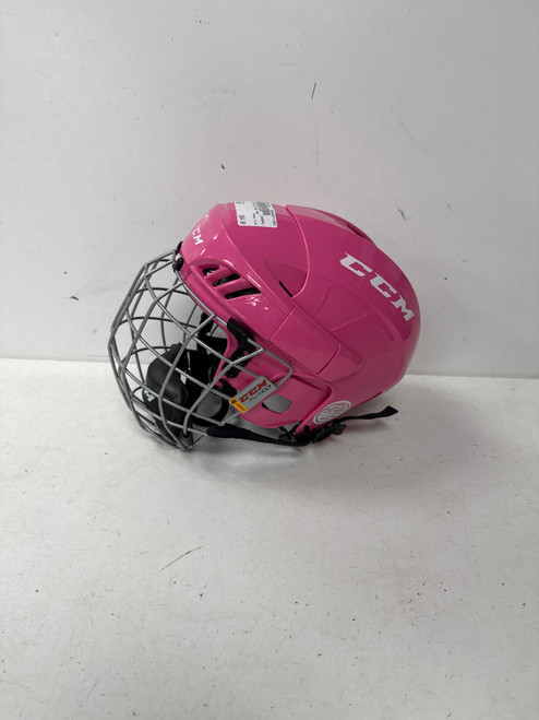 Vist Large View of Product Image Which is Used CCM FL40 Helmet Cage Combo Pink XS