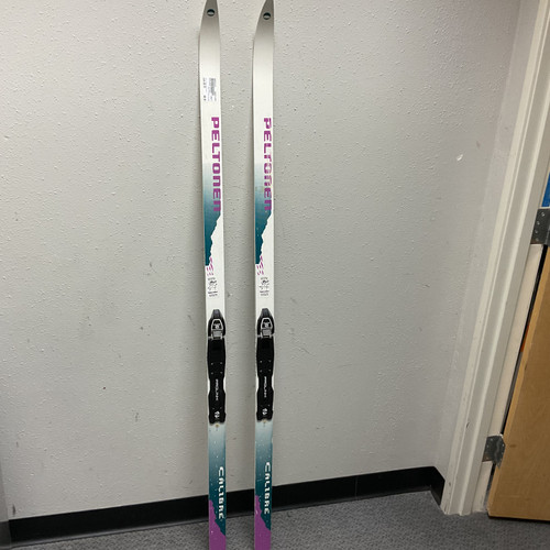 Vist Large View of Product Image Which is Used PELTONEN CALIBRE Boys XC Ski/Binding White And Purple 160 cm