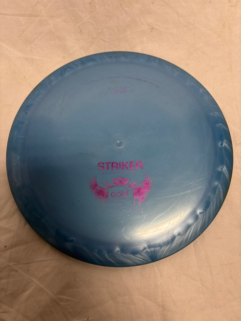 Vist Large View of Product Image Which is Used Latitude 64 STRIKER DRIVER Disc Golf Driver Royal Blue
