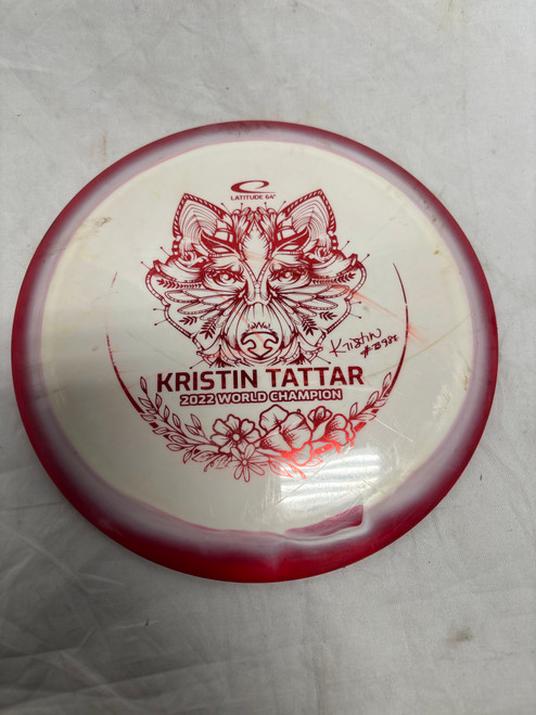 Vist Large View of Product Image Which is Used Latitude 64 GRACE DRIVER Disc Golf Driver Pink