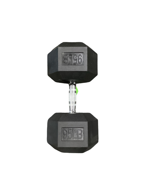 Vist Large View of Product Image Which is Used Hex Dumbbell (Each) 95 lb