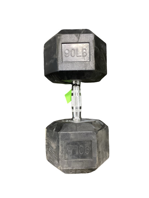 Vist Large View of Product Image Which is Used Hex Dumbbell (Each) 90 lb