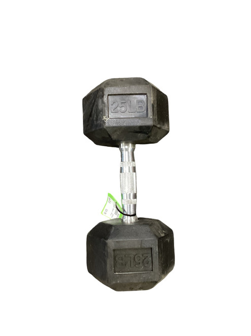 Vist Large View of Product Image Which is Used Hex Dumbbell (Each) 25 lb