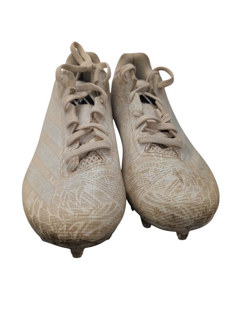 Vist Large View of Product Image Which is Used Adidas Jr FB Cleats White Junior 04