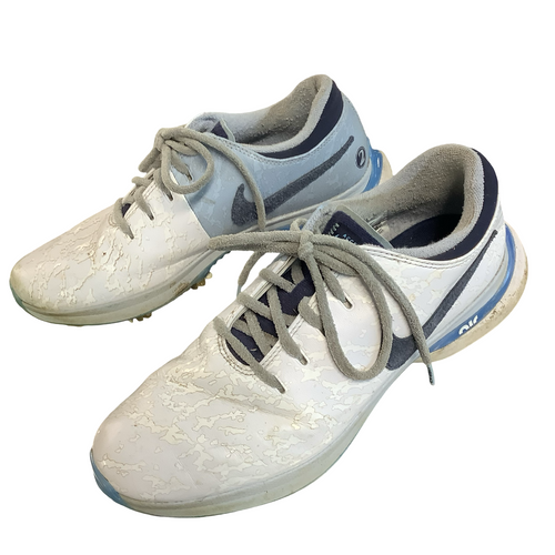 Vist Large View of Product Image Which is Used Nike Mens Golf Shoes White Senior 10