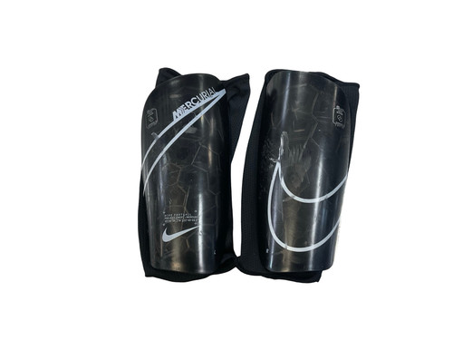 Vist Large View of Product Image Which is Used Nike Soccer Shin Guards Adult Black SM