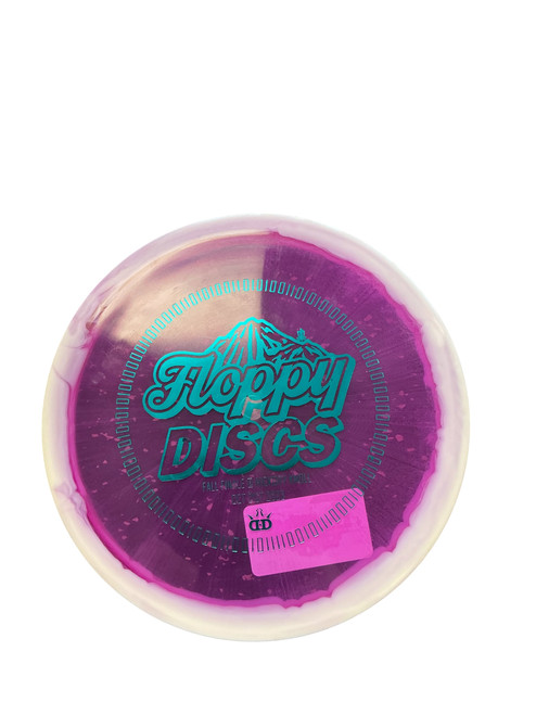 Vist Large View of Product Image Which is Used Discmania FLOPPY DISCS HICKORY KNOLL Disc Golf Mid Range Purple