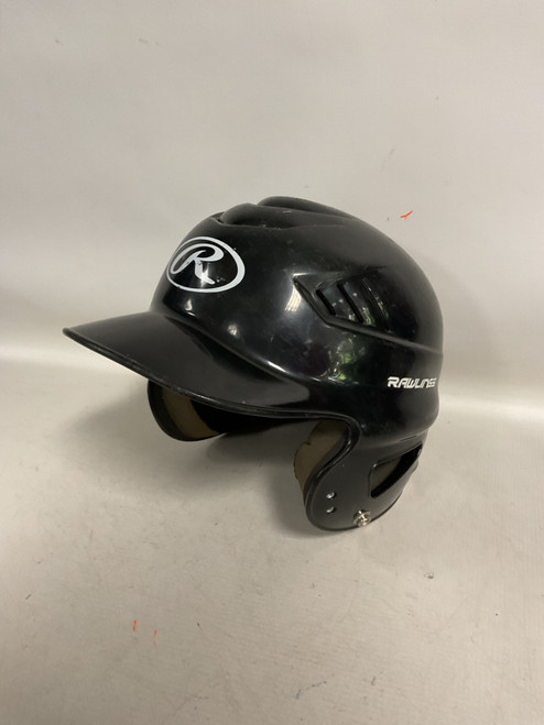 Vist Large View of Product Image Which is Used Rawlings COOLFLO Batting Helmet No Mask Black MD