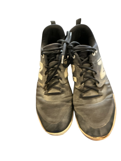 Vist Large View of Product Image Which is Used New Balance BASEBALL CLEATS BB/SB Cleats Black Senior 13