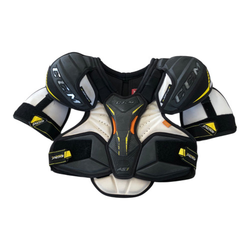 Vist Large View of Product Image Which is Used CCM AS1 Junior Shoulder Pads LG