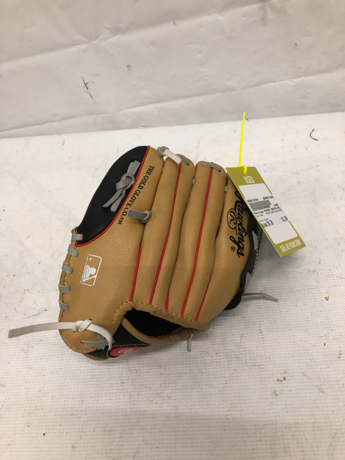 Vist Large View of Product Image Which is Used Rawlings PLAYER SERIES WPL10CBSG BB/SB Glove RH Throw Brown 10"