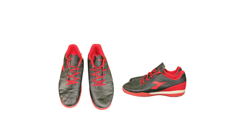 Vist Large View of Product Image Which is Used Diadora Soccer Indoor Shoes Black Youth 06.0
