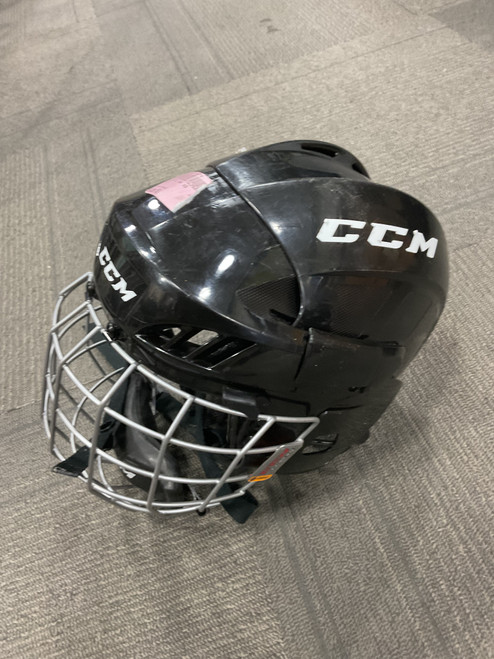 Vist Large View of Product Image Which is Used CCM CCM FL 40 Helmet Cage Combo Black XS