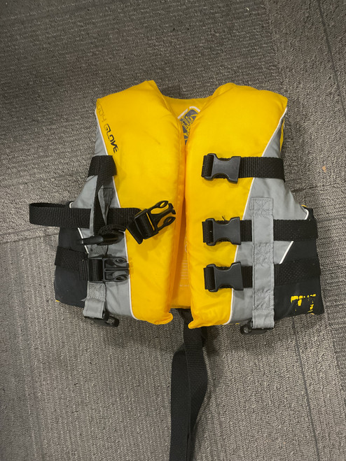 Vist Large View of Product Image Which is Used Body Glove Youth PFD Yellow XS