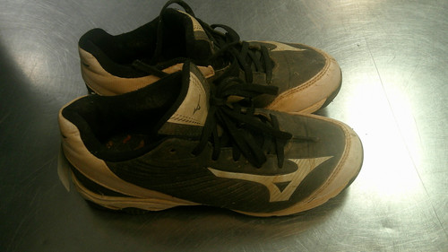 Vist Large View of Product Image Which is Used Mizuno CLEAT BB/SB Cleats Black Junior 03