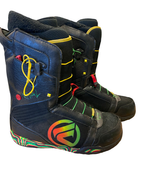 Vist Large View of Product Image Which is Used RIVAL FLOW Mens Snowboard Boots Black Senior 11