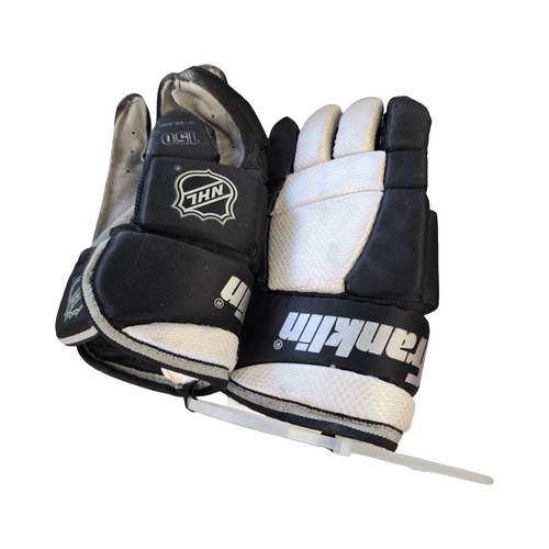 Vist Large View of Product Image Which is Used Franklin 150 YTH HOCKEY GLOVES Youth Gloves Black 10"