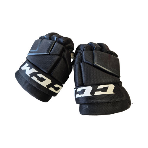 Vist Large View of Product Image Which is Used CCM 24K YTH CCM GLOVES HOCKEY Youth Gloves Black 8"
