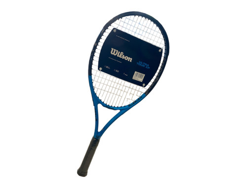 Vist Large View of Product Image Which is Used Wilson ULTRA TOUR XP Adult Tennis Racquet Royal Blue 3 3/8"