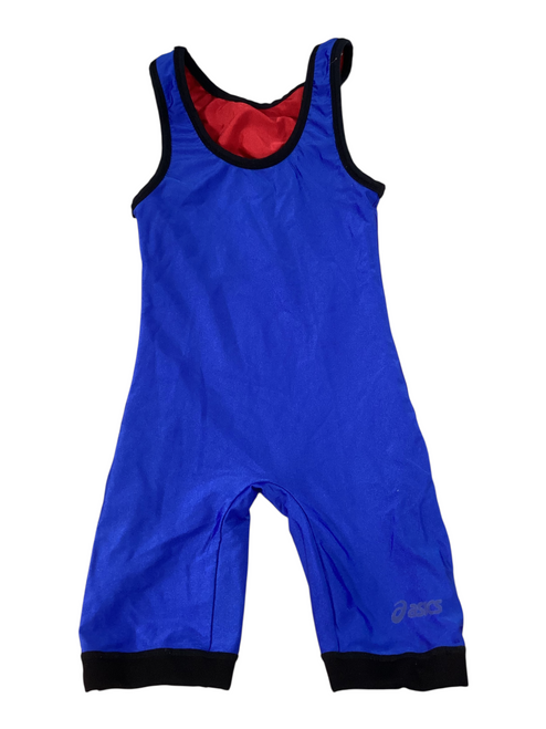 Vist Large View of Product Image Which is Used Wrestling Singlet Royal Blue SM