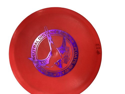 Vist Large View of Product Image Which is Used AQUAFLIGHT Disc Golf Driver Red