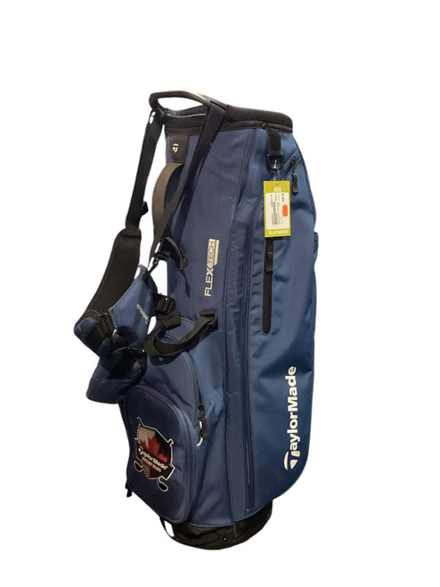 Vist Large View of Product Image Which is Used Taylormade FLEXTECH Mens Stand Bag Navy Blue