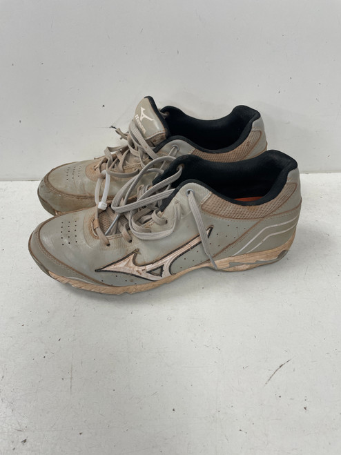 Vist Large View of Product Image Which is Used Mizuno GREY BB/SB Cleats Grey Senior 10.5