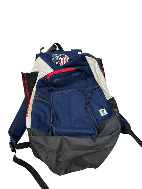 Vist Large View of Product Image Which is Used Demarini USA BACKPACK BB/SB Player Backpack Navy Blue