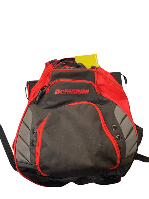 Vist Large View of Product Image Which is Used Demarini VOODOO BACKPACK BB/SB Player Backpack Red
