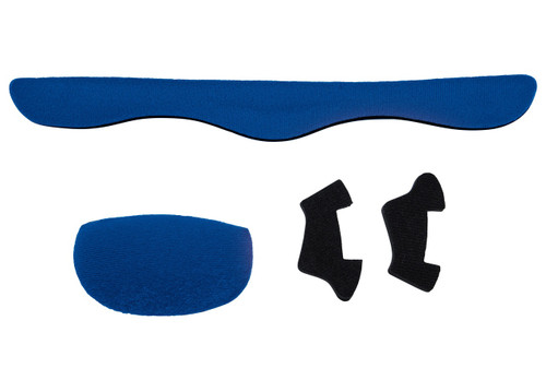 Vist Large View of Product Image Which is New Softball Facemask Liner Pad Royal
