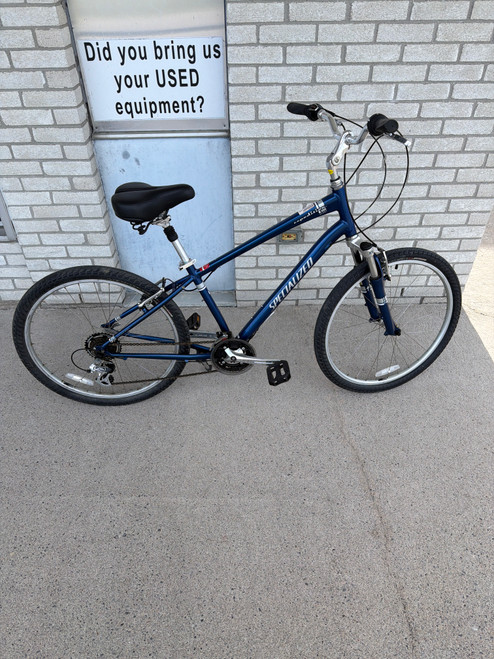 Vist Large View of Product Image Which is Used Specialized EXPEDITION SPORT Hybrid/City Bike Mens Royal Blue 54-55cm - MD Frame