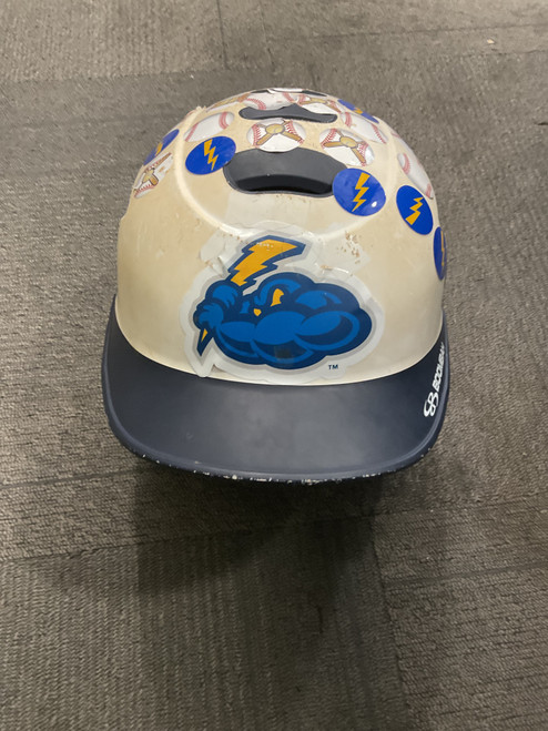 Vist Large View of Product Image Which is Used BoomBah BBH2-JR Batting Helmet No Mask White One Size
