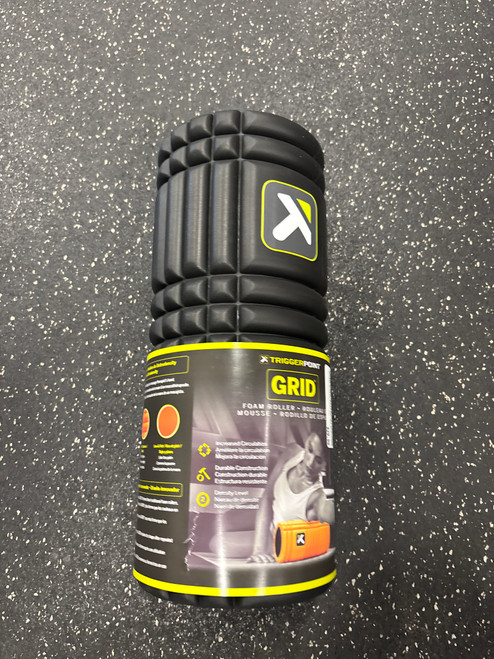 Vist Large View of Product Image Which is Used Triggerpoint GRID FOAM ROLLER BLACK NEW Exercise Accessory Other