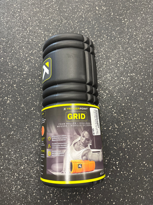 Vist Large View of Product Image Which is Used Triggerpoint GRID FOAM ROLLER BLACK NEW Exercise Accessory Other