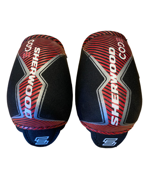 Vist Large View of Product Image Which is Used Sher-wood CODE Youth Elbow Pads MD
