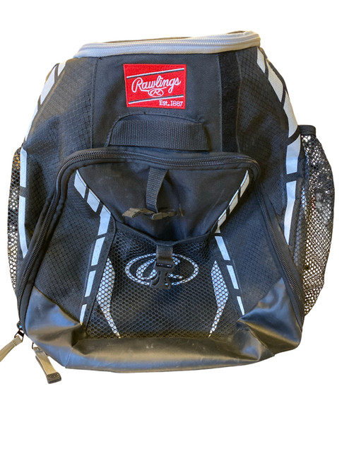 Vist Large View of Product Image Which is Used Rawlings BAG BB/SB Player Backpack Black