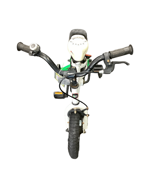 Vist Large View of Product Image Which is Used ROYALRIDER FREESTYLE Training Wheel Bike Boys White 12"