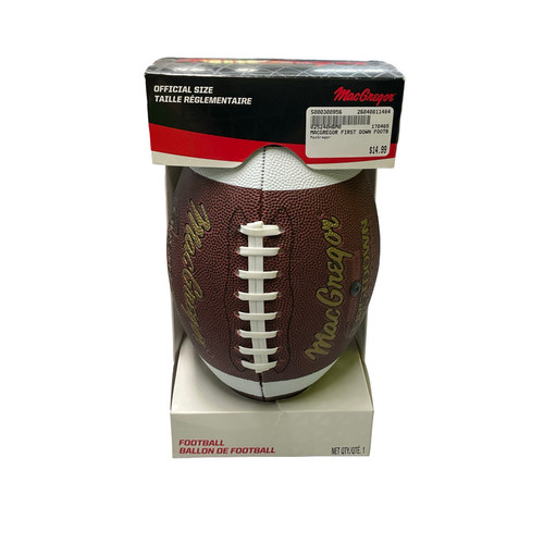Vist Large View of Product Image Which is New MacGregor Official Football